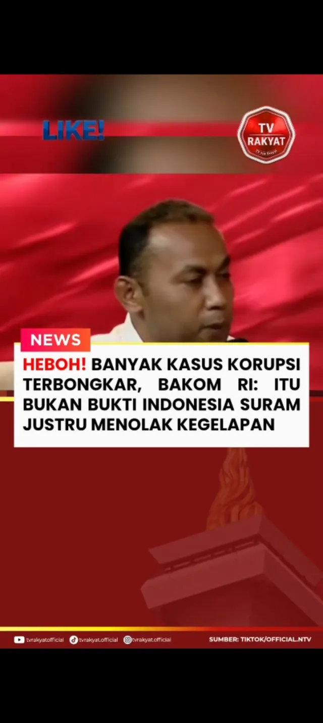 HEBOH! Kasus Korupsi Marak Terbongkar, Bakom RI Tegaskan Indonesia Tidak Suram! — Cek Fakta